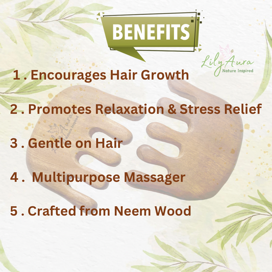 Neem Scalp Massager ( small)