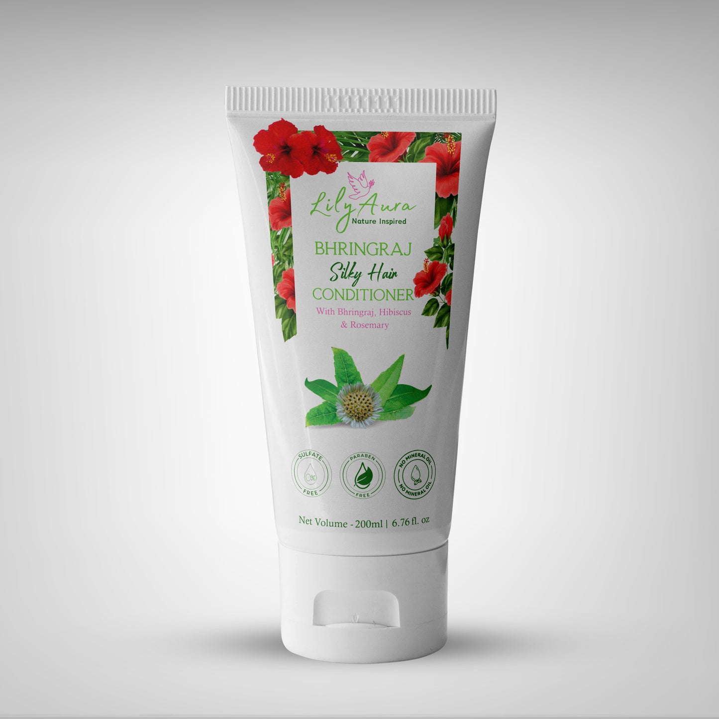 Bhringraj Silky Hair Conditioner Homemade with Bhringraj, Hibiscus & Rosemary