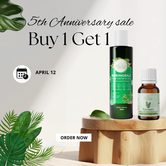 Bhringraj hair growth Oil 250ml + Rosemary Essential oil Free