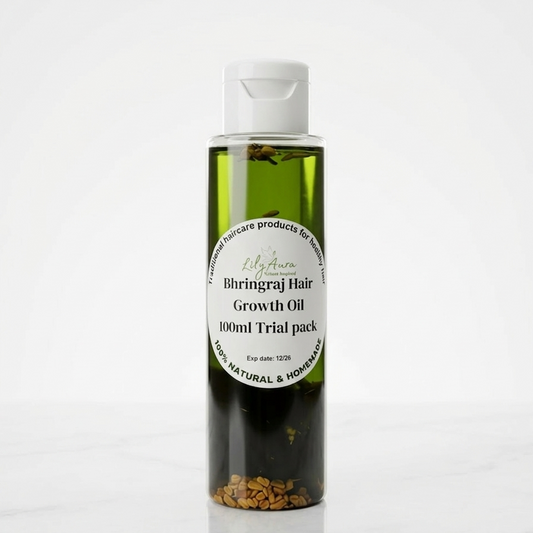 Bhringraj Hair Growth Oil 100ml & Keshraj Herbal hair wash powder 125g