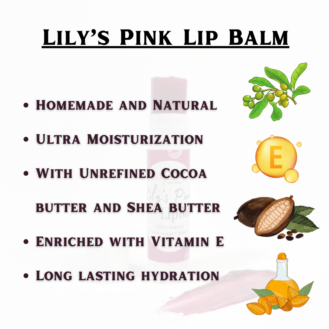 Lily's Pink Lip Balm - Chapstick