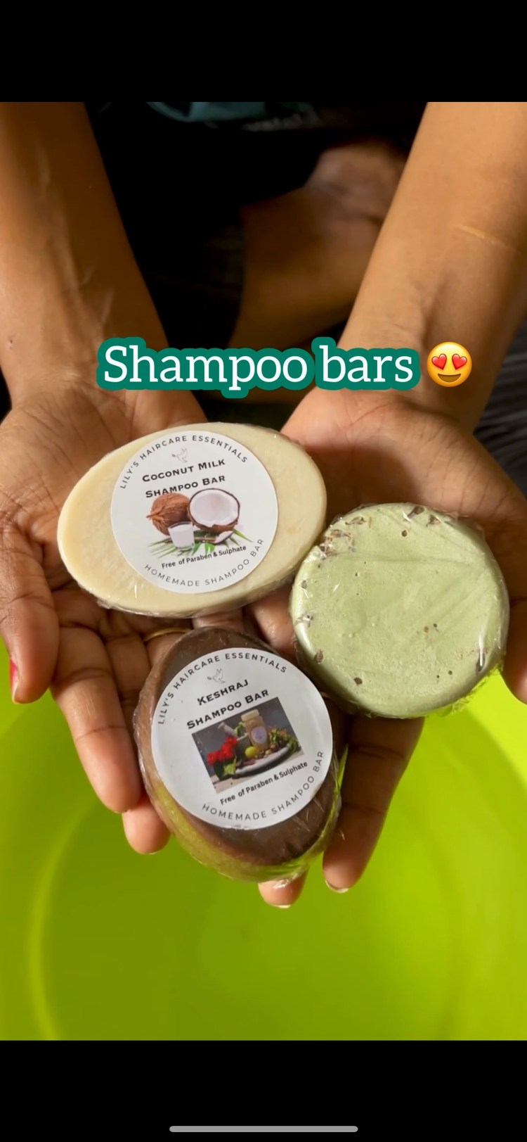 Shampoo bars