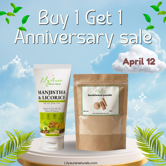 Manjistha & Licorice Skn brightening face wash 100ml + Pure sandalwood powder Free