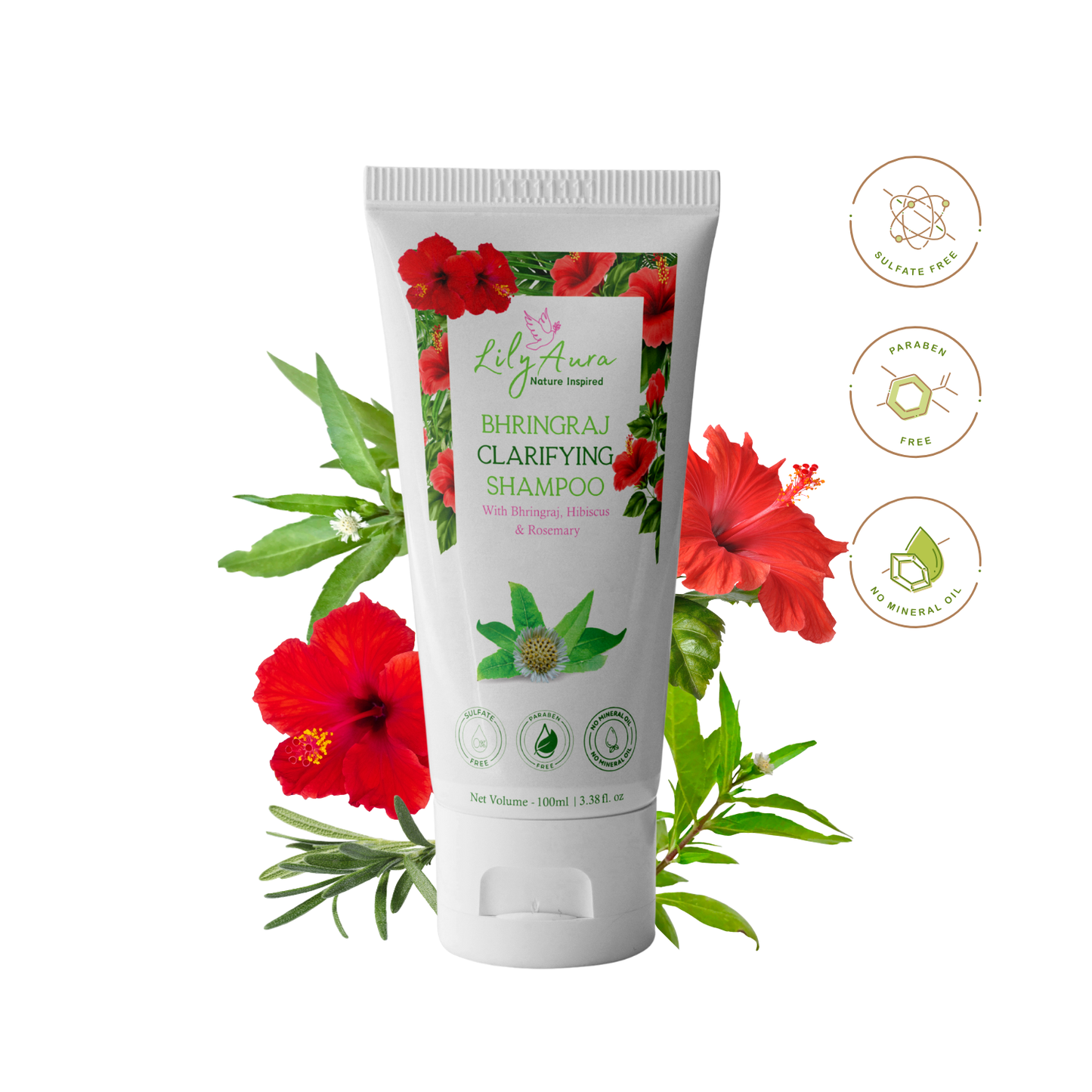 Bhringraj Clarifying Shampoo and Silky Hair Conditioner Combo