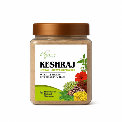 keshraj herbal hair wash powder (Natural shampoo)