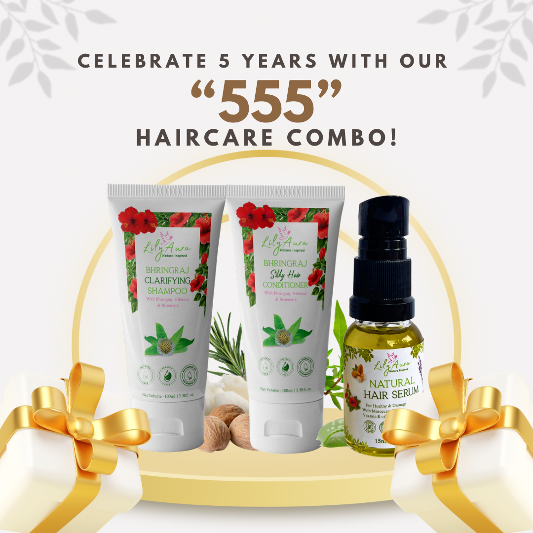 Shampoo + Conditioner + Natural serum combo