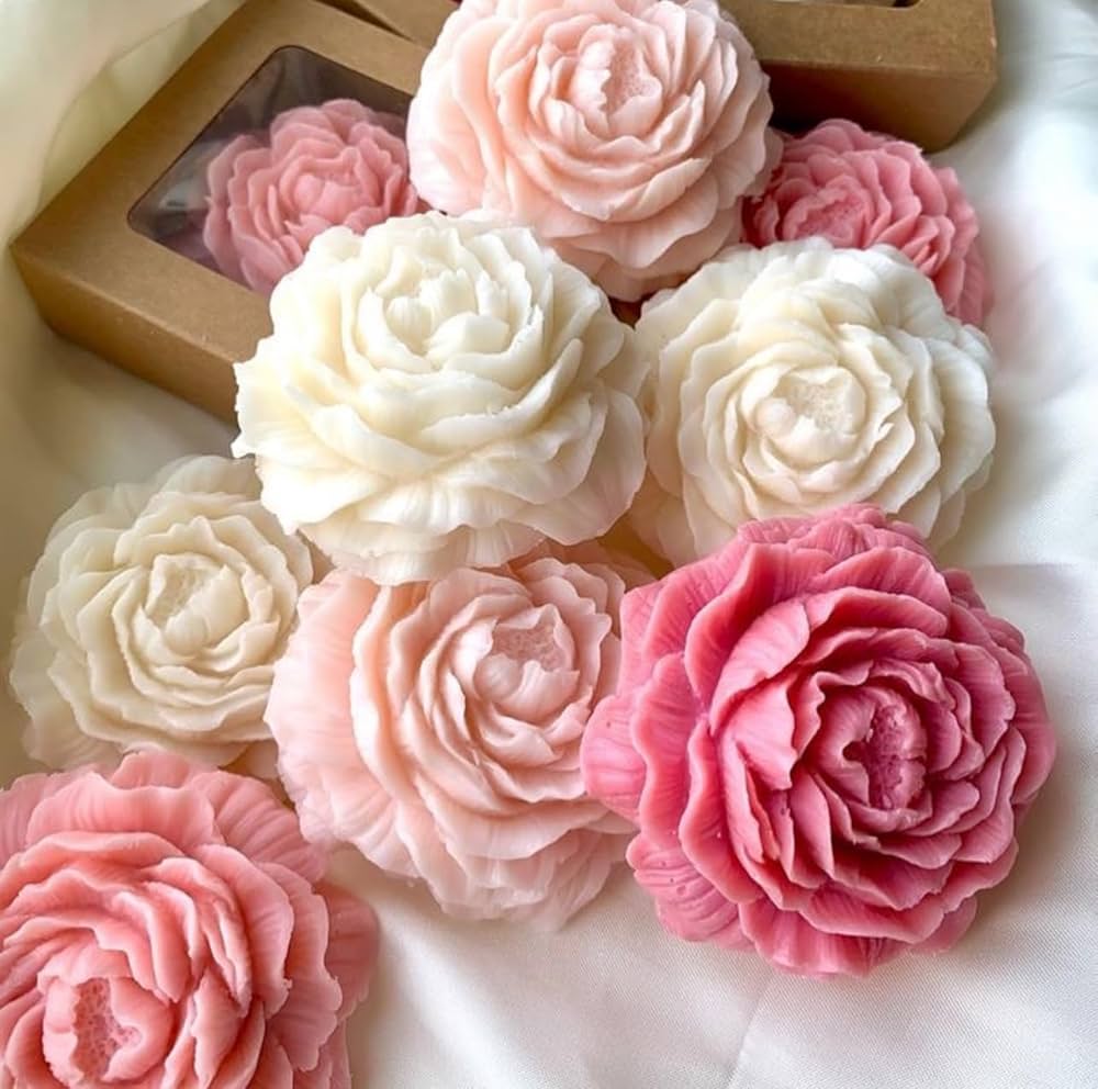 big rose candle - scented