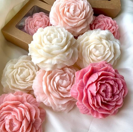 big rose candle - scented