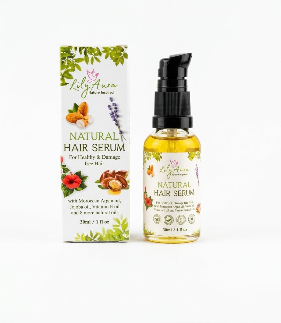NATURAL HAIR SERUM For healthy & damage free hair prevents Split ends