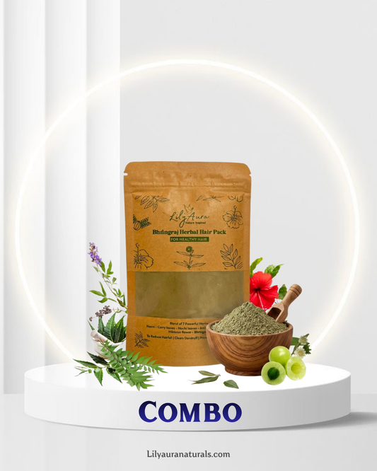 Bhringraj hair pack & Ubtan combo