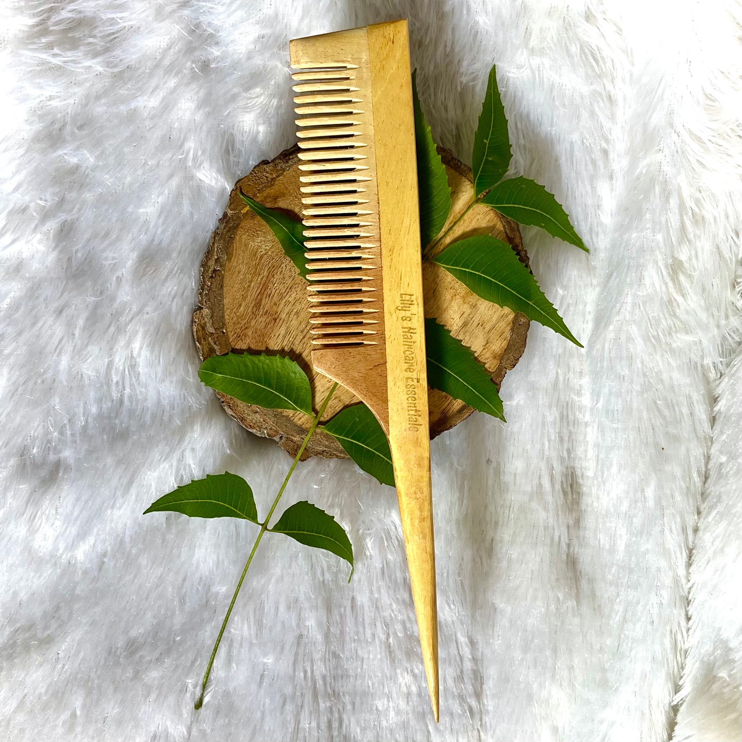 Neem Tail Comb ( Handmade & 100% Pure)