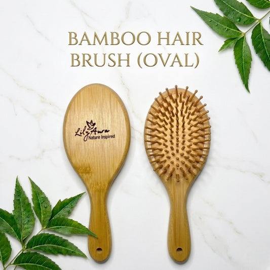 Bamboo Hair Brush (round)
