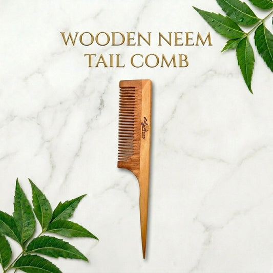 Neem Tail Comb ( Handmade & 100% Pure)
