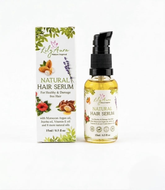 NATURAL HAIR SERUM For healthy & damage free hair prevents Split ends