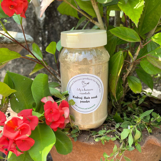 keshraj herbal hair wash powder (Natural shampoo)